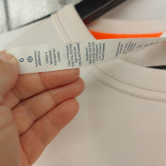 Lululemon Peplum PulloverNeutral Blush - Picture 6 of 7